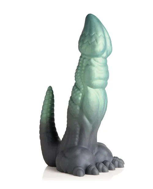 Dildos Xr LLC Creature Cocks Dickosaur Dinosaur Silicone Dildo BlackTeal