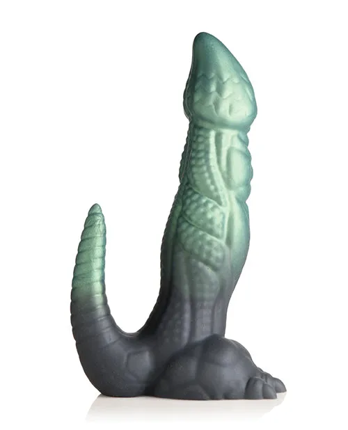 Dildos Xr LLC Creature Cocks Dickosaur Dinosaur Silicone Dildo BlackTeal