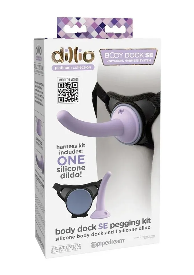 Dillio Platinum Body Dock Se Pegging Kit Dillio Female Sex Toys