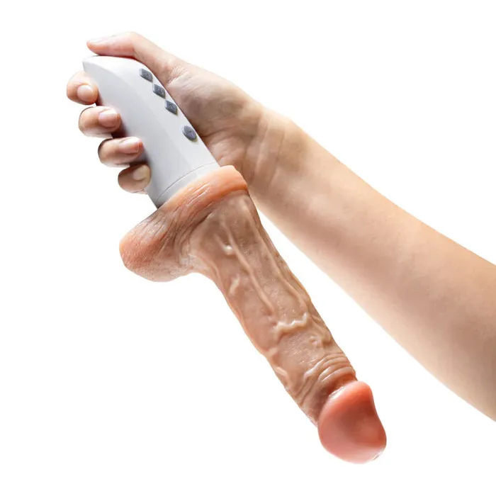 Dr Hammer Silicone Thrusting Dildo Blush Novelties Female Sex Toys