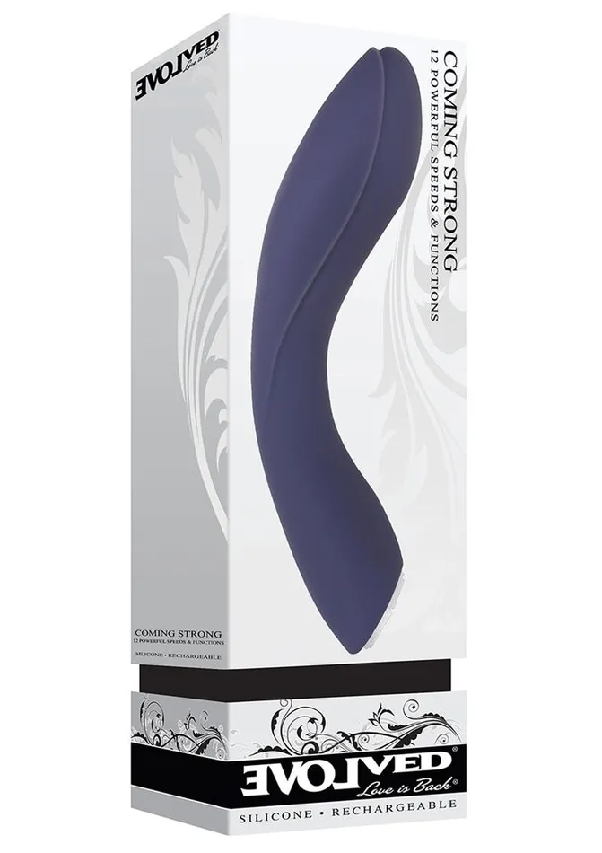 Evolved Female Sex Toys Coming Strong Rechargeable Silicone Vibrator