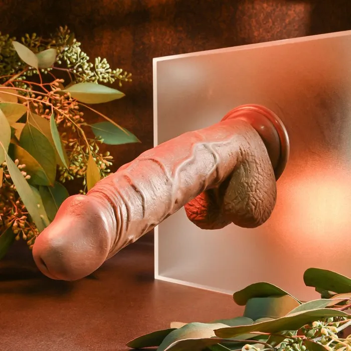 Evolved REALISTIC DILDO 8 DARK 21 cm Dong Evolved Dildos