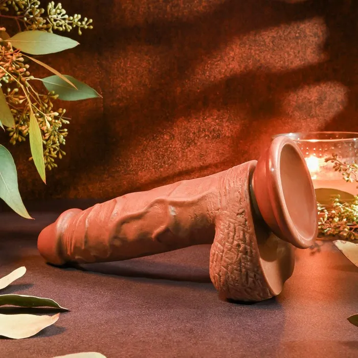 Evolved REALISTIC DILDO 8 DARK 21 cm Dong Evolved Dildos