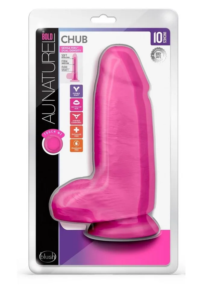 Female Sex Toys Au Naturel Au Naturel Bold Chub Dildo with Suction Cup and Balls
