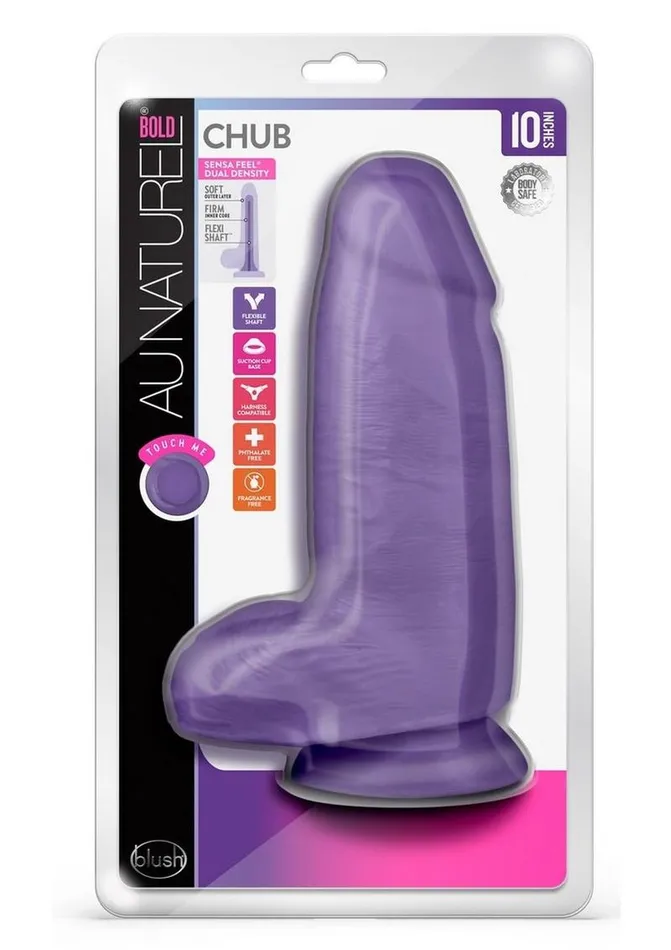 Female Sex Toys Au Naturel Au Naturel Bold Chub Dildo with Suction Cup and Balls