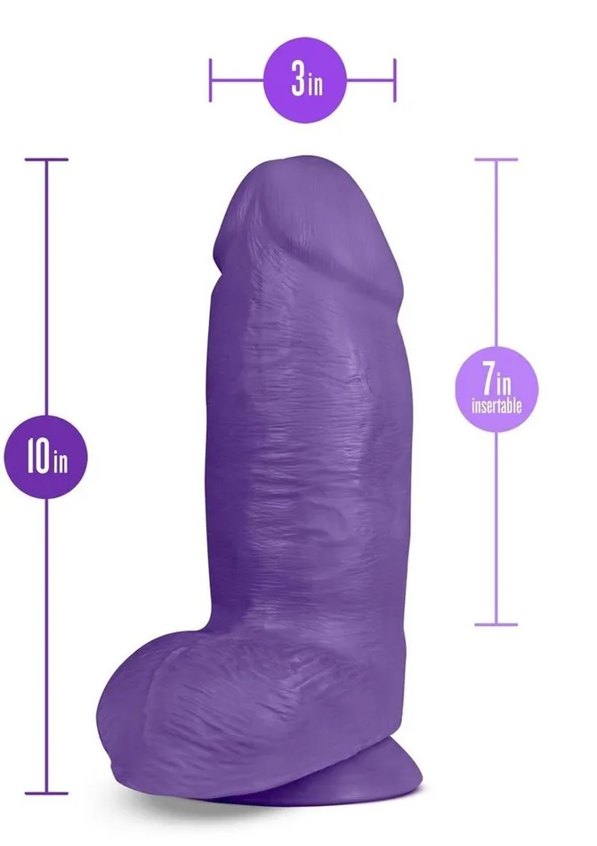 Female Sex Toys Au Naturel Au Naturel Bold Chub Dildo with Suction Cup and Balls