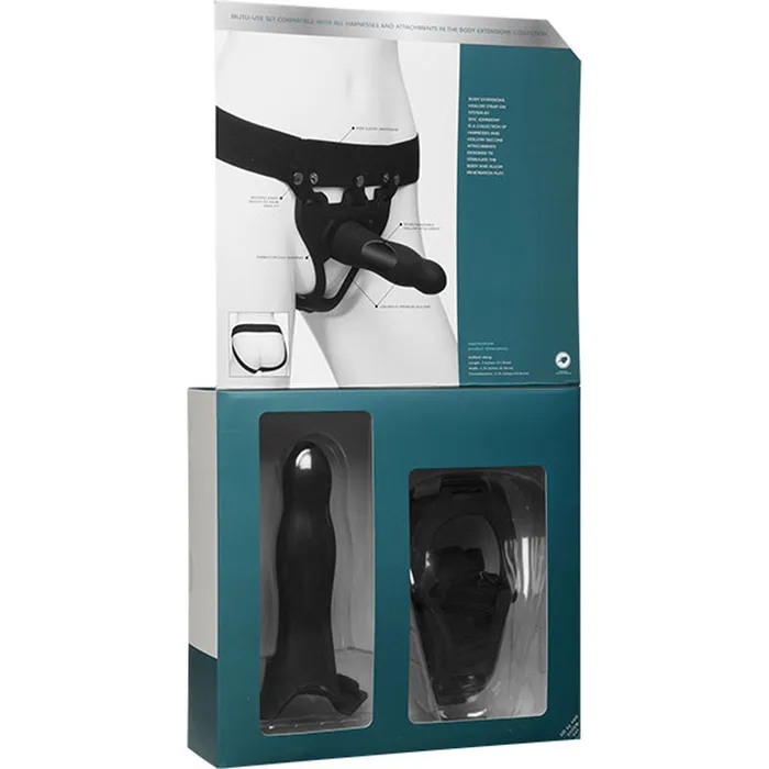 Female Sex Toys Body Extensions Hollow Slim Dong Strapon 2Piece Set Black Doc Johnson Female Sex Toys Body Extensions Hollow Slim Dong Strapon 2Piece Set Black Doc Johnson