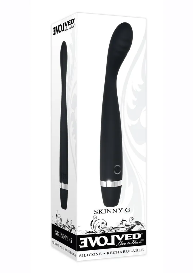 Female Sex Toys Evolved Skinny G Rechargeable Silicone GSpot Vibrator
