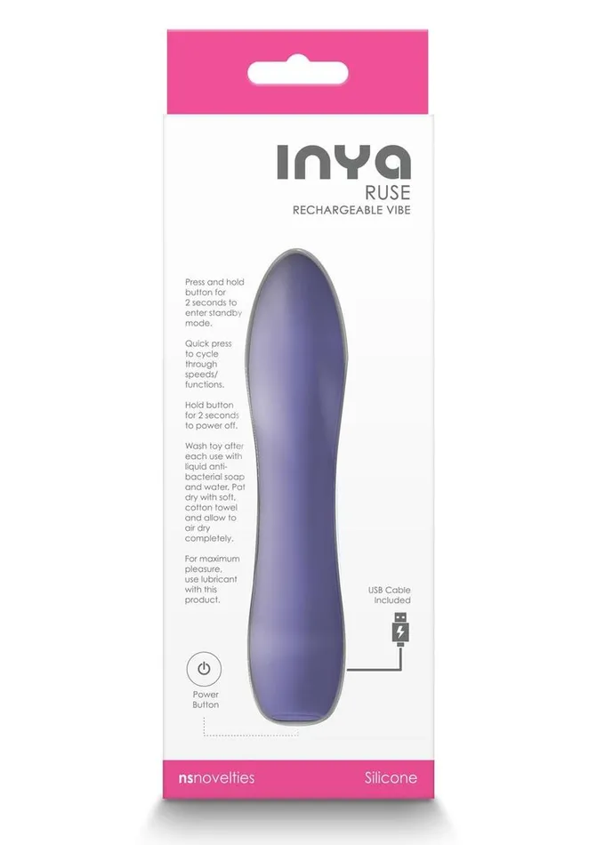 Female Sex Toys Inya Inya Ruse Rechargeable Silicone Vibrator