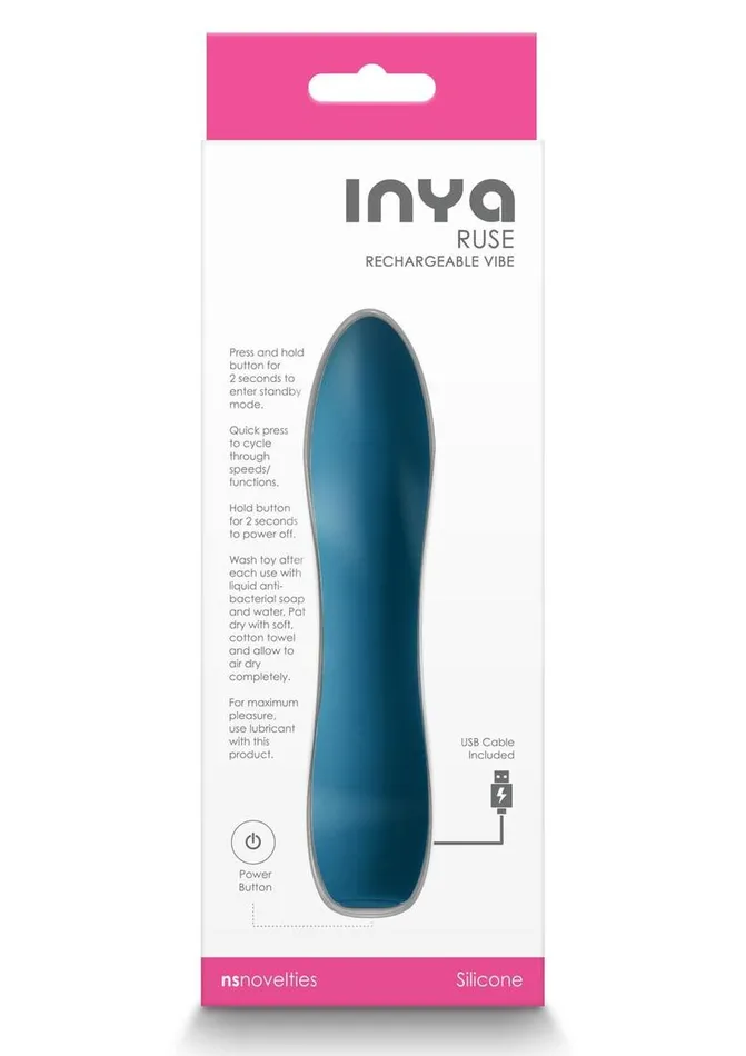 Female Sex Toys Inya Inya Ruse Rechargeable Silicone Vibrator