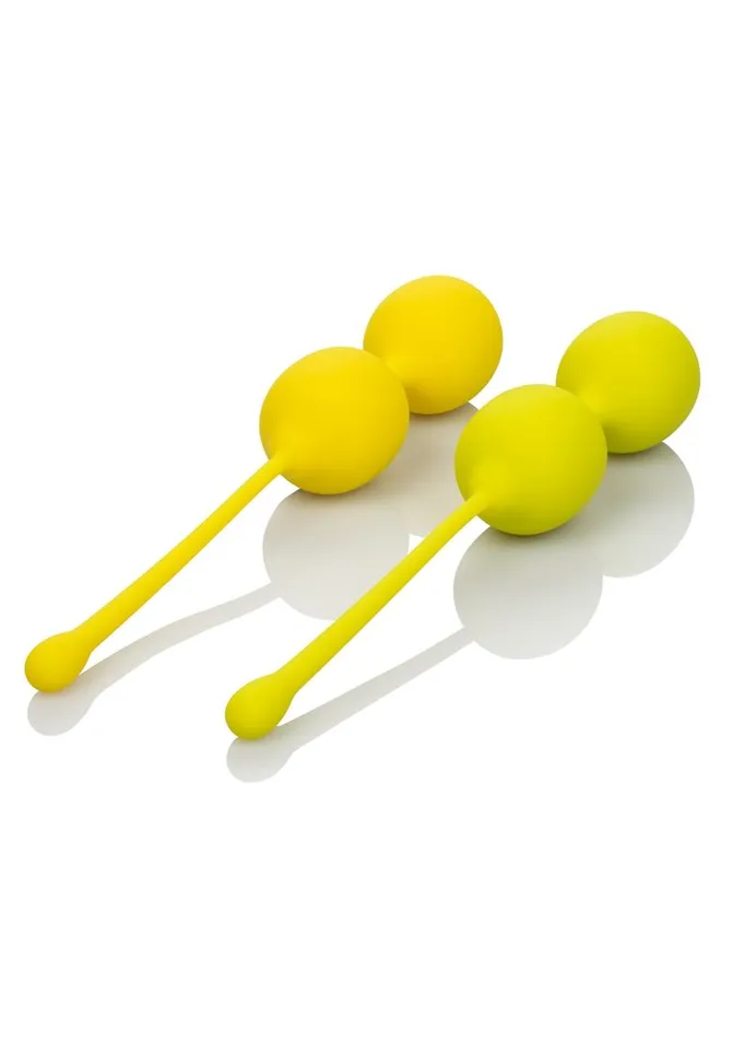Female Sex Toys Kegel Training Set Lemon Silicone Kegel