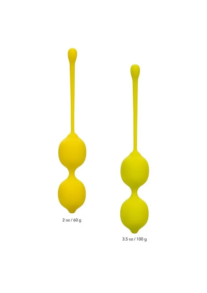 Female Sex Toys Kegel Training Set Lemon Silicone Kegel Female Sex Toys Kegel Training Set Lemon Silicone Kegel