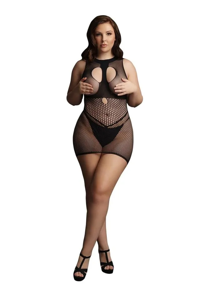 Female Sex Toys Le Desir Duo Net Open Cup Mini Dress Le Desir
