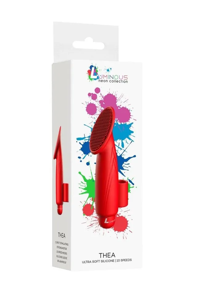 Female Sex Toys Luminous Luminous Thea Bullet with Silicone Sleeve