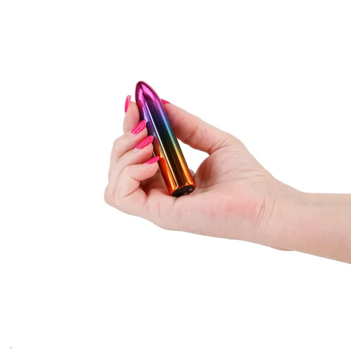 Female Sex Toys NS Novelties Chroma Rainbow Medium Metallic Rainbow 9 cm USB Rechargeable Mini Vibrator Female Sex Toys NS Novelties Chroma Rainbow Medium Metallic Rainbow 9 cm USB Rechargeable Mini Vibrator