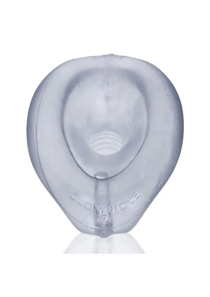 Female Sex Toys Oxballs Glowhole 2 Light Up Hollow Silicone Buttplug