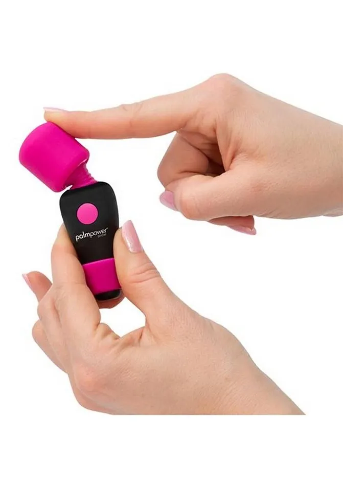 Female Sex Toys Palmpower Palmpower Pocket Silicone Rechargeable Mini Wand Massager