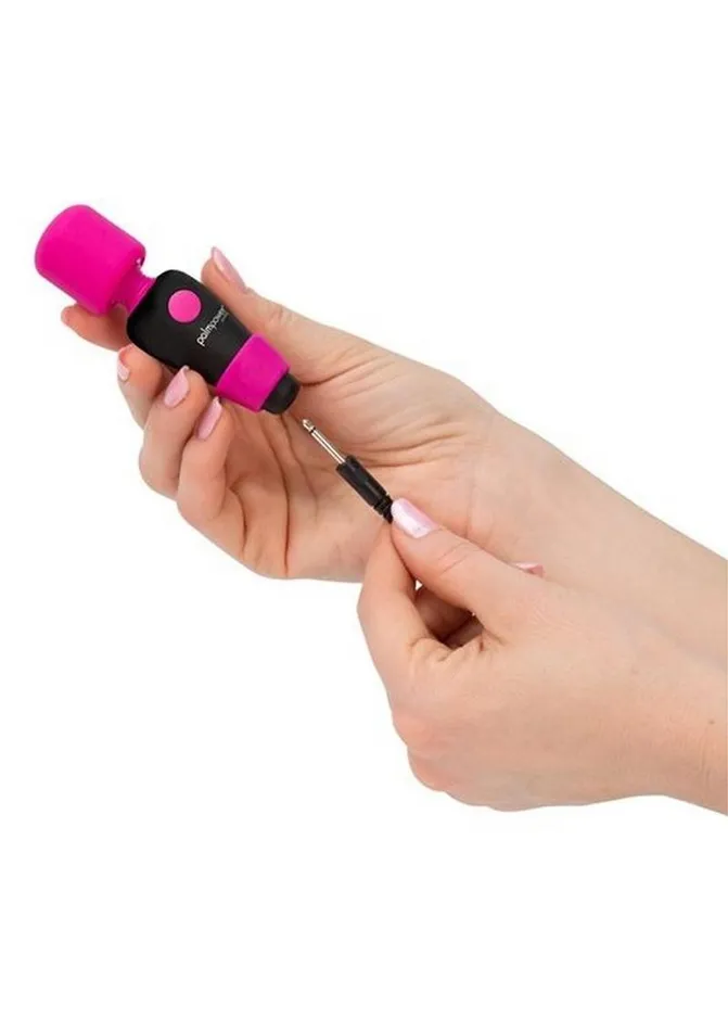 Female Sex Toys Palmpower Palmpower Pocket Silicone Rechargeable Mini Wand Massager