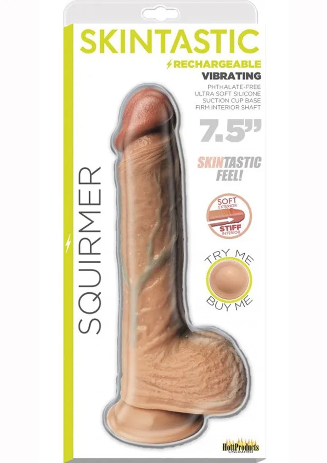 Female Sex Toys Skinsations Skinsations Squirmer Rechargeable Vibrating Silicone Dildo