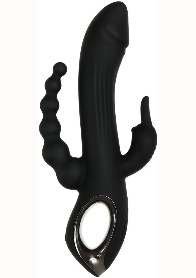 Female Sex Toys Trifecta Rechargeable Silicone Rabbit Vibrator Evolved