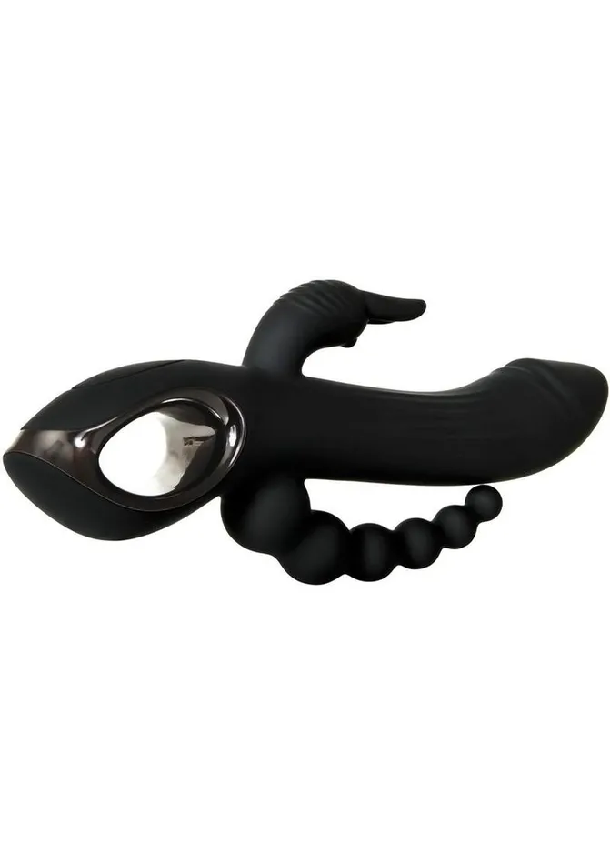 Female Sex Toys Trifecta Rechargeable Silicone Rabbit Vibrator Evolved
