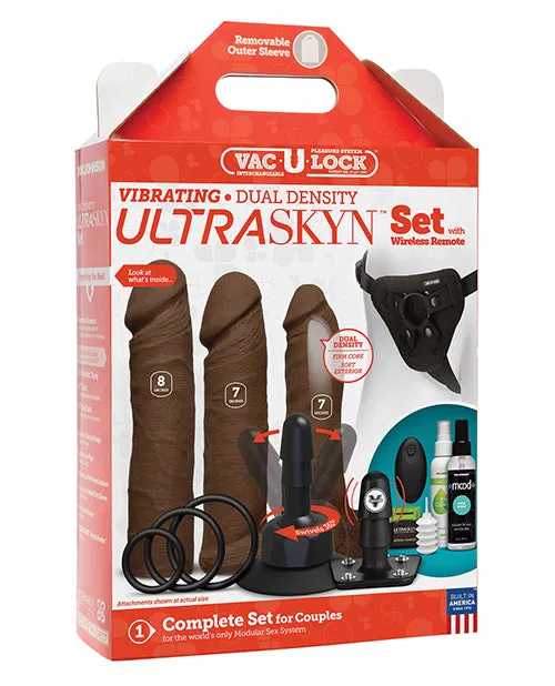 Female Sex Toys Vaculock Vibrating Dual Density Ultraskyn Set Wwireless Remote Doc Johnson