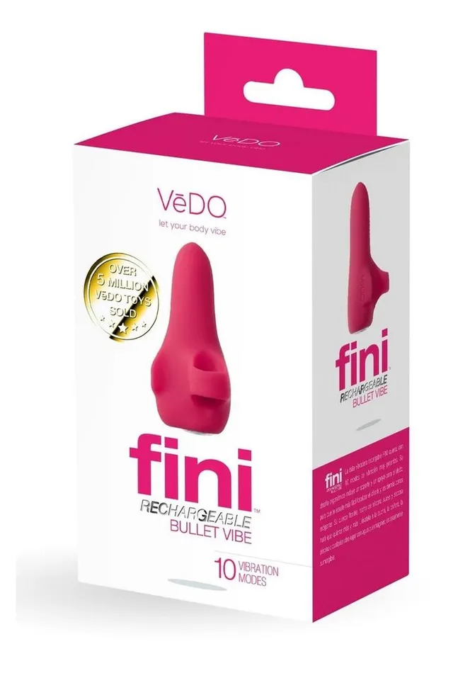 Female Sex Toys Vedo Fini Rechargeable Silicone Bullet Vibrator VeDO