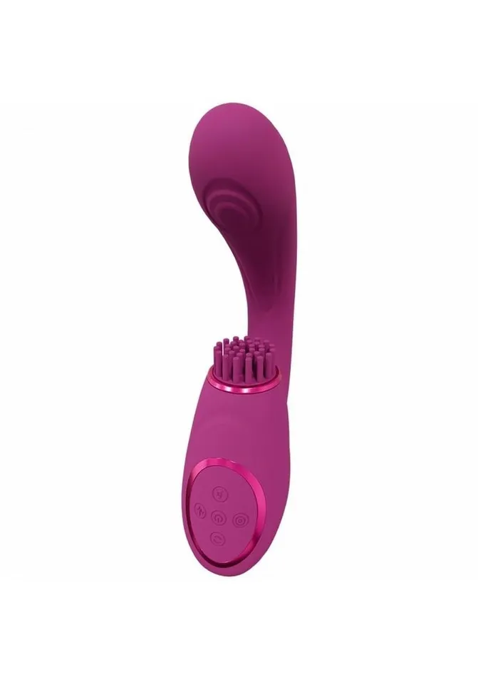 Female Sex Toys Vive by Shots Vive Gen Rechargeable Silicone Triple Motor GSpot Vibrator with Pulse Wave