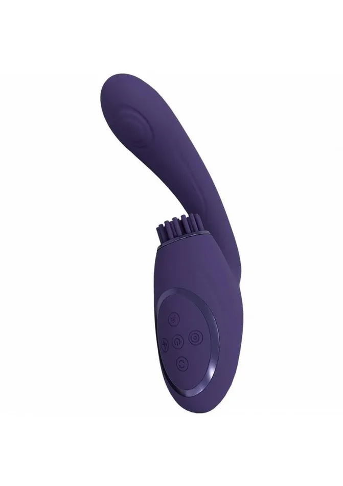 Female Sex Toys Vive by Shots Vive Gen Rechargeable Silicone Triple Motor GSpot Vibrator with Pulse Wave