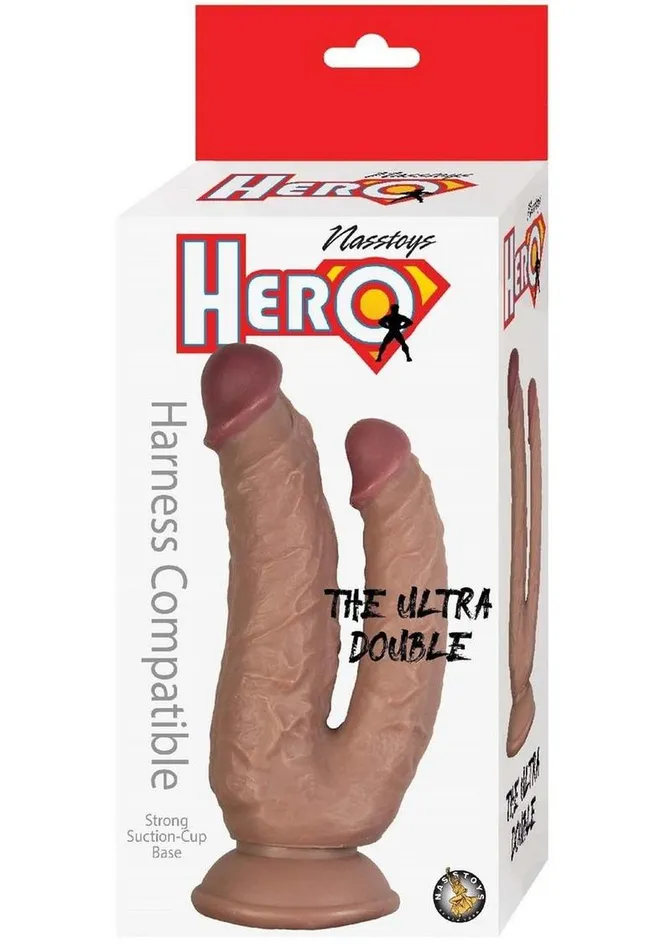 Hero The Ultra Double Dildo with Suction Cup Hero Female Sex Toys