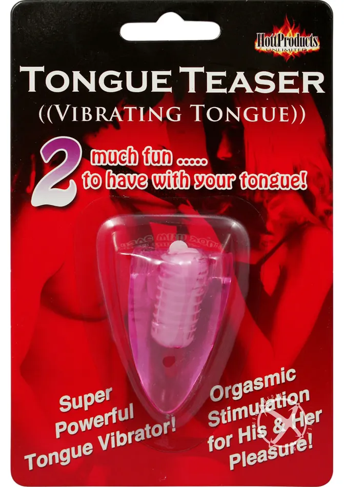 Hott Products Female Sex Toys Tongue Teaser Silicone Oral Vibrator