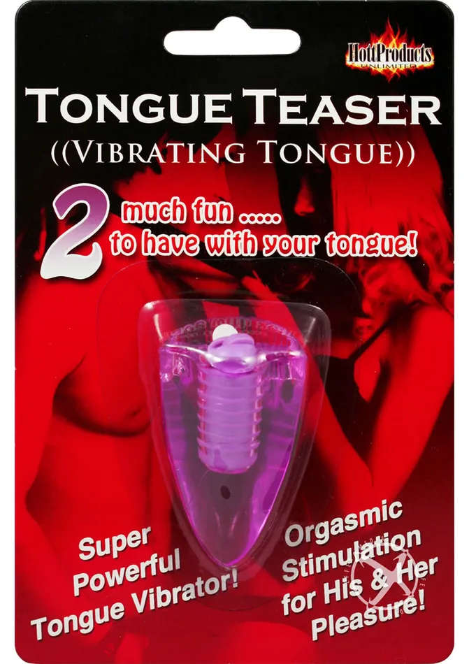 Hott Products Female Sex Toys Tongue Teaser Silicone Oral Vibrator