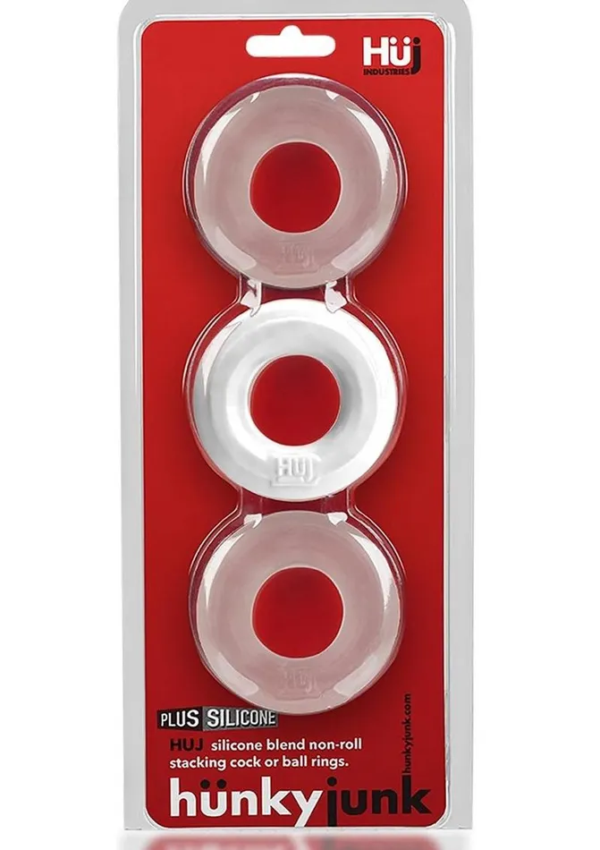 Hunkyjunk Female Sex Toys Hunkyjunk Huj3 Silicone CRings
