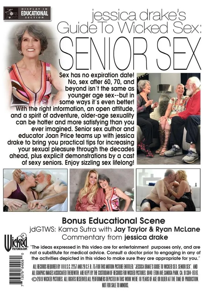 Jessica Drake Guides Jessica Drakes Guide to Wicked Sex Senior Sex with Joan DVD Couples