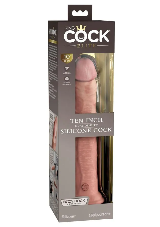 King Cock Female Sex Toys King Cock Elite Dual Density Silicone Dildo