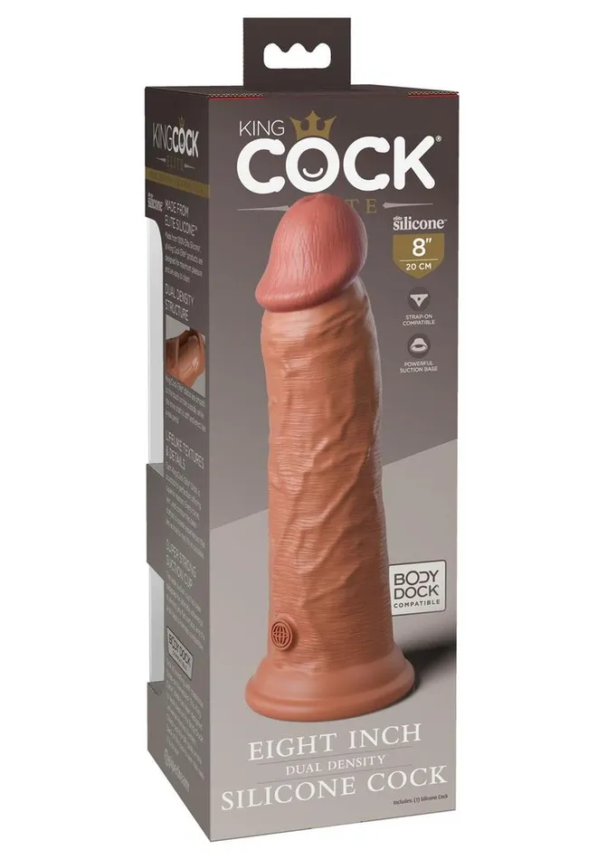 King Cock Female Sex Toys King Cock Elite Dual Density Silicone Dildo