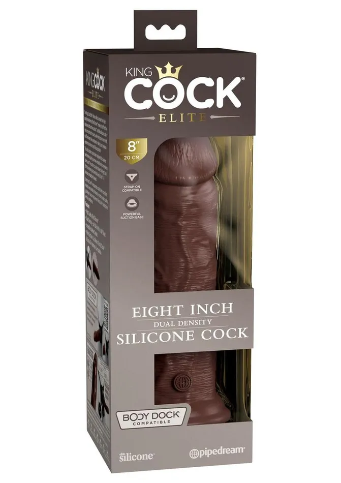 King Cock Female Sex Toys King Cock Elite Dual Density Silicone Dildo