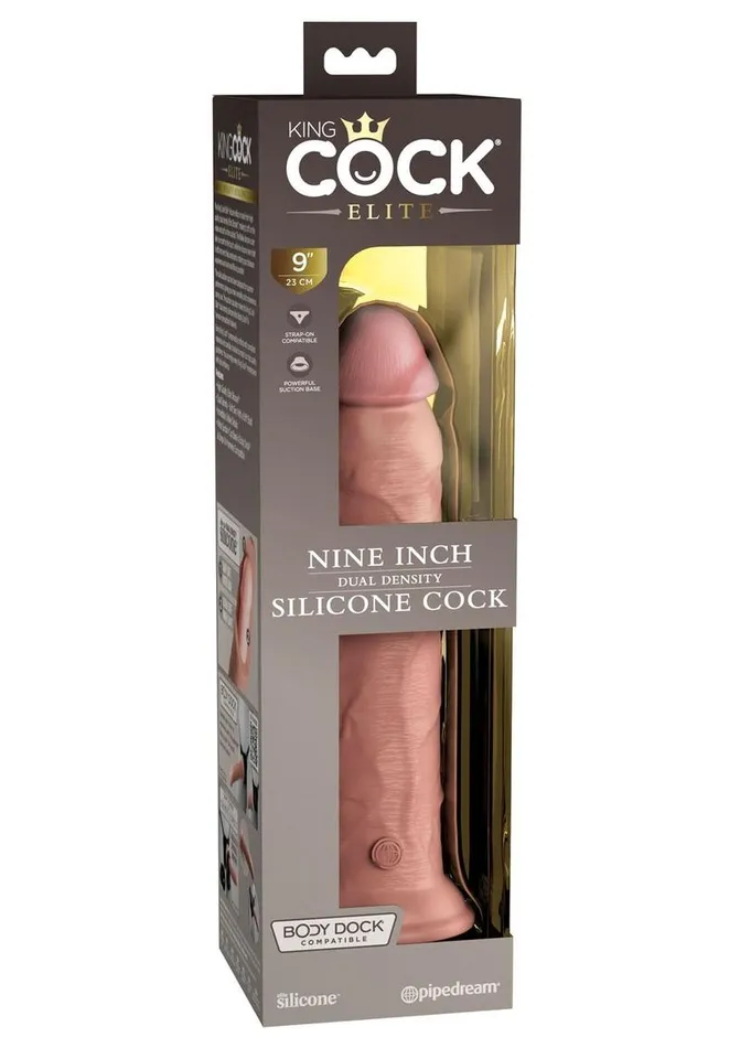 King Cock Female Sex Toys King Cock Elite Dual Density Silicone Dildo