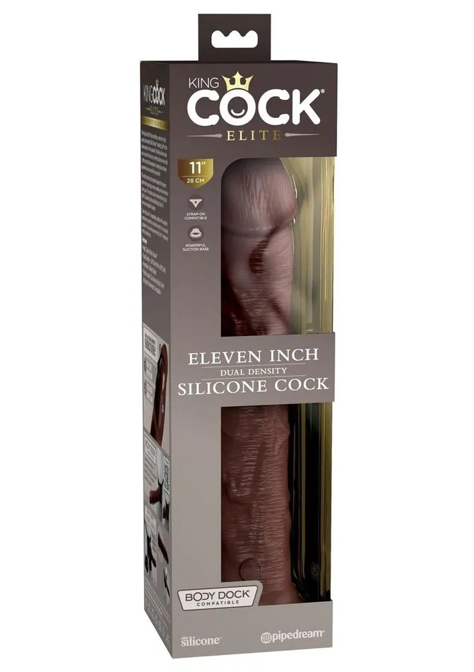 King Cock Female Sex Toys King Cock Elite Dual Density Silicone Dildo