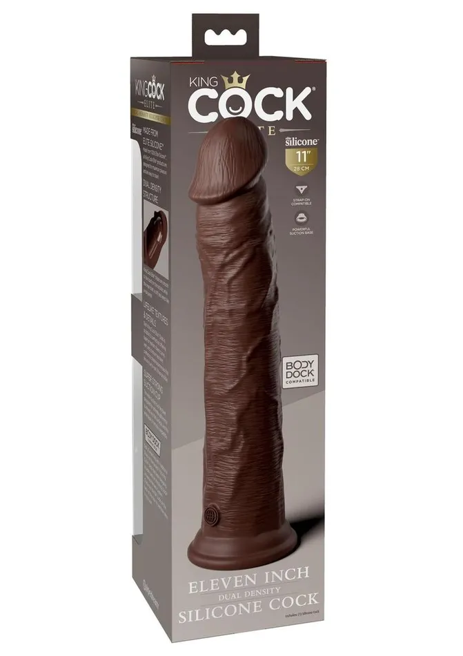 King Cock Female Sex Toys King Cock Elite Dual Density Silicone Dildo