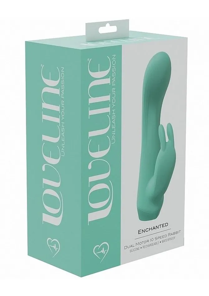 Loveline Female Sex Toys Loveline Enchanted Rechargeable Silicone Dual Motor Rabbit Vibrator