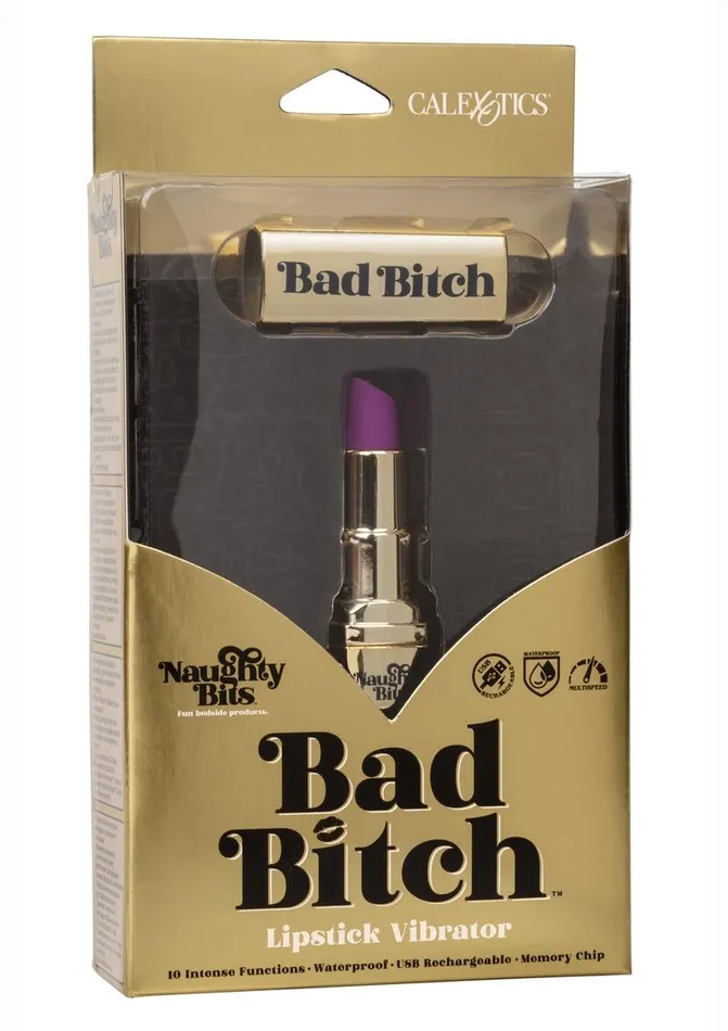 Naughty Bits Female Sex Toys Naughty Bits Bad Bitch Lipstick Bullet Vibrator