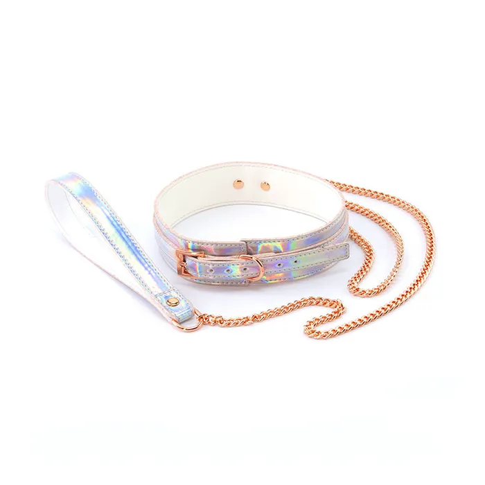 NS Novelties Couples Cosmo Bondage Collar Leash Set