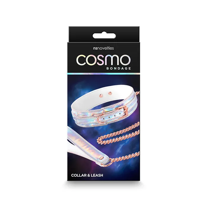 NS Novelties Couples Cosmo Bondage Collar Leash Set NS Novelties Couples Cosmo Bondage Collar Leash Set