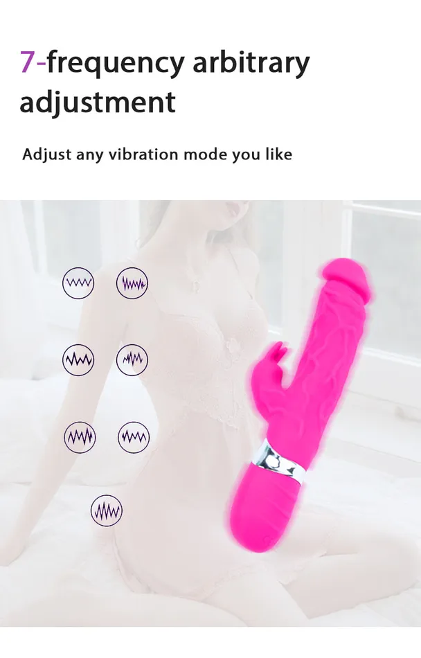 Onion Toy Female Sex Toys Silicone Vibrating Dildo with Rabbit Ears Clitoral Stimulator Onion Toy Female Sex Toys Silicone Vibrating Dildo with Rabbit Ears Clitoral Stimulator