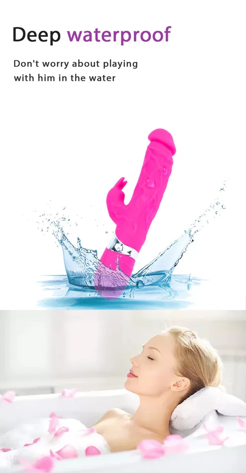 Onion Toy Female Sex Toys Silicone Vibrating Dildo with Rabbit Ears Clitoral Stimulator Onion Toy Female Sex Toys Silicone Vibrating Dildo with Rabbit Ears Clitoral Stimulator
