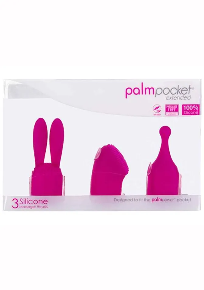Palmpower Female Sex Toys Palmpower Pocket Extended Silicone Attachments