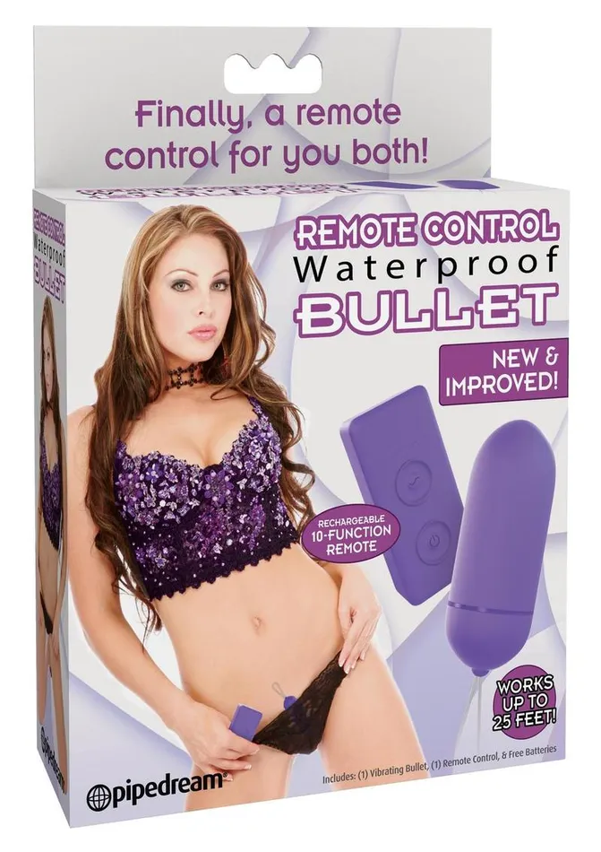 Pipedream Female Sex Toys Remote Control Bullet with Remote Control