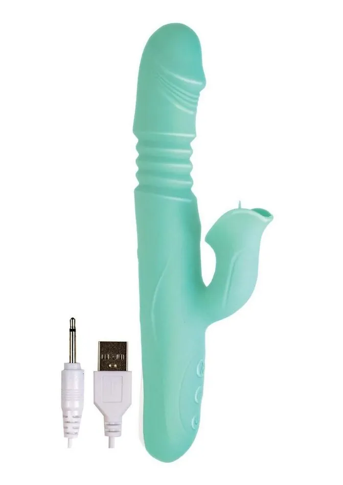 Princess Passion Heat Rechargeable Silicone Warming Vibrator with Clitoral Wheel Princess Female Sex Toys