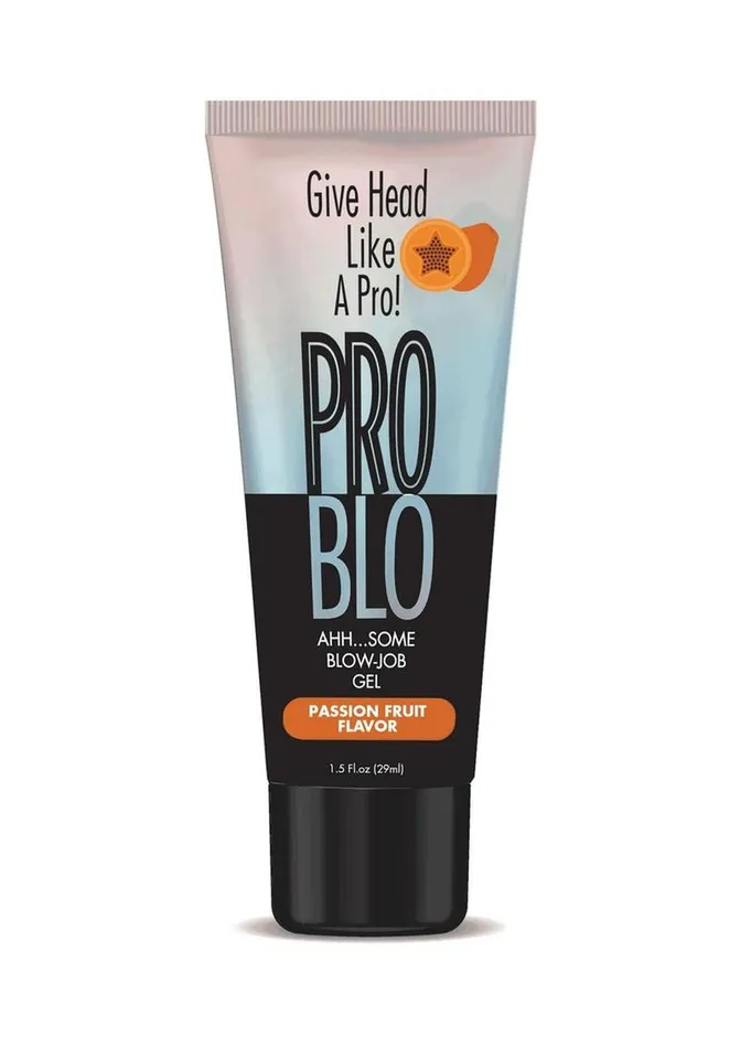 Problo Oral Pleasure Flavored Gel 15oz Passion Fruit Problo Enhancers